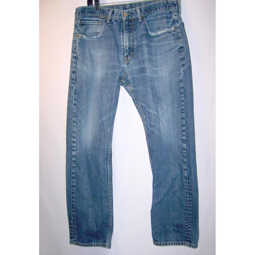 Levi's Men's 505 Regular Fit Jeans Tumbled Rigid 36W x 32L 005050059